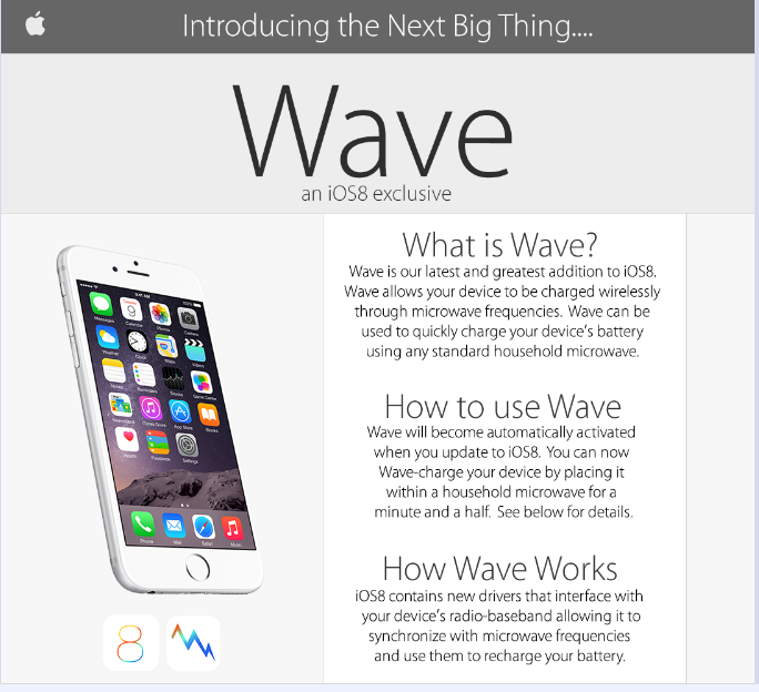 wave iphone 6 apple