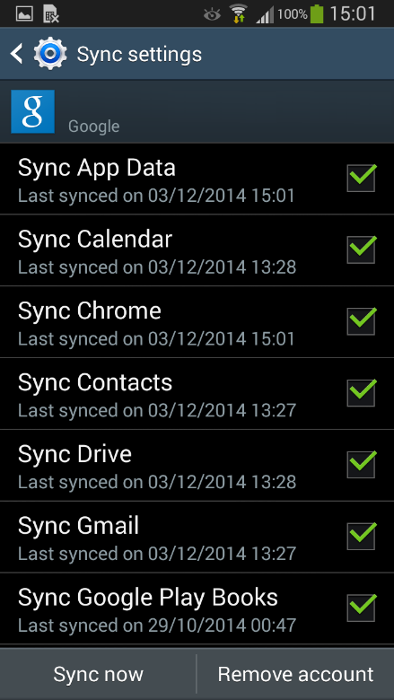 Google Sync