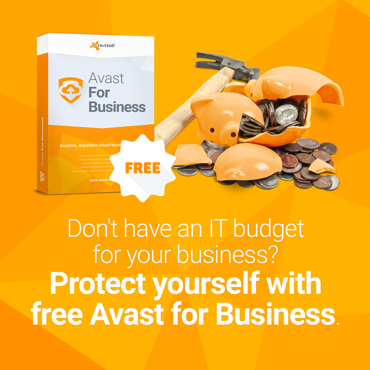 Avast for Business protects SMBs for free