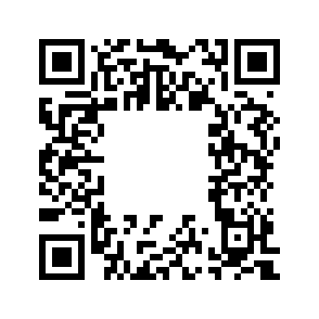 a QR code with an overwritten center