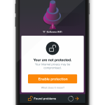 Avast SecureMe notifies you of security problems.