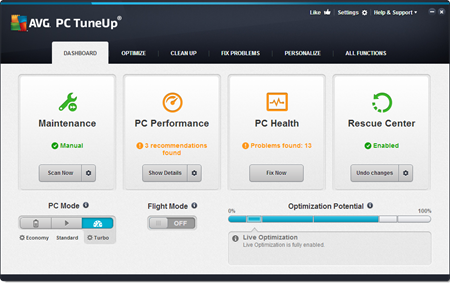 AVG PC TuneUp