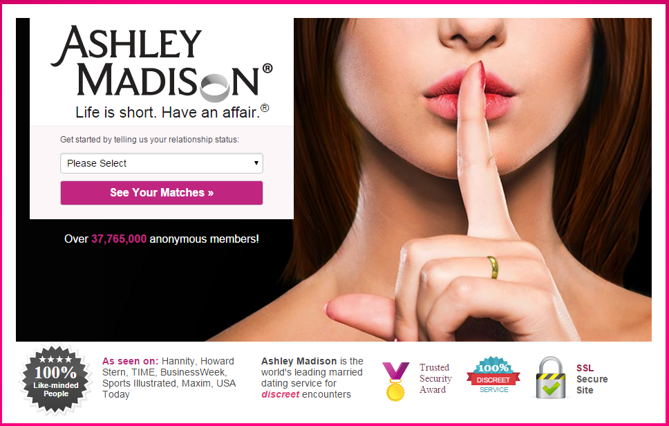 Ashley Madison hookup site gets hacked