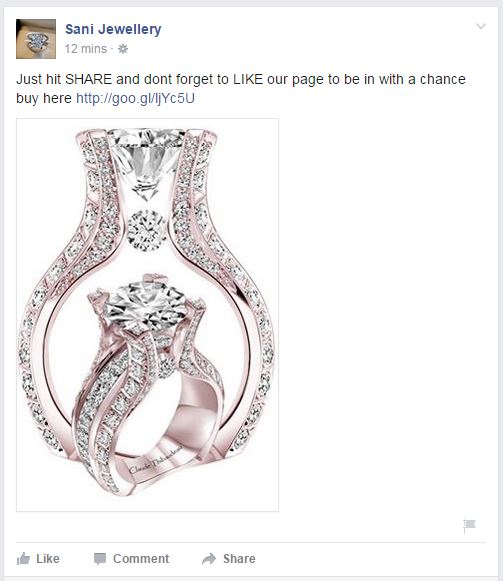 Sani Jewellery Facebook scam