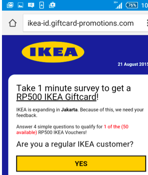 ikea scam