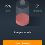 Emergency mode helps you get the most out of your device's remaining battery life.