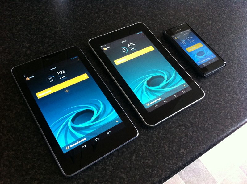 Avast Cleanup gets rid of junk files on Thomas M.'s tablets and phone.