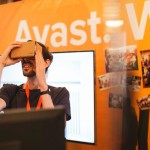 Exploring at the Avast booth