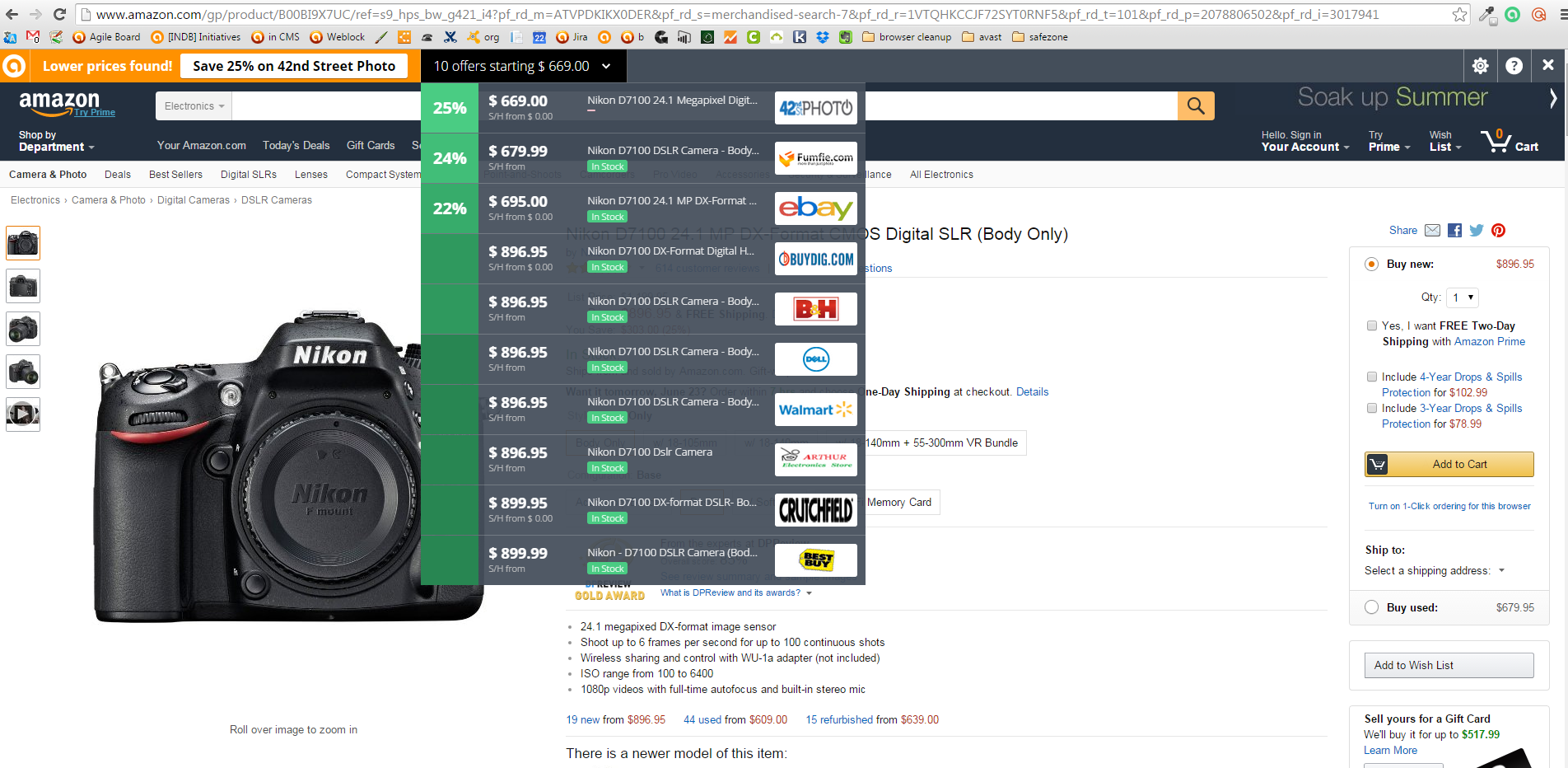 Avast SafePrice finds the best prices from trusted retailers